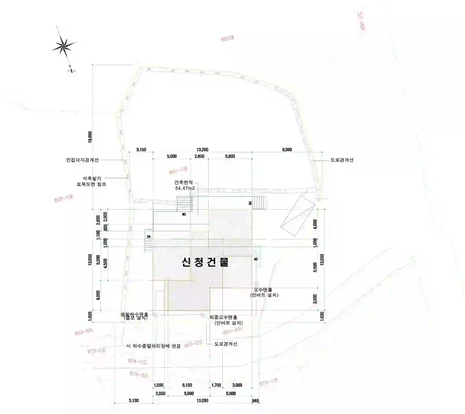 검단리 801-1 배치도 이미지